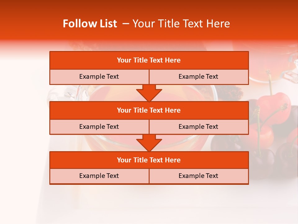Fruit Refreshment Strip PowerPoint Template