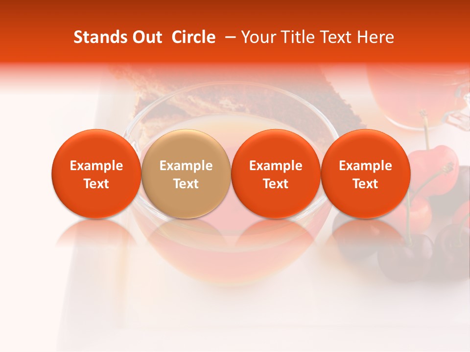 Fruit Refreshment Strip PowerPoint Template