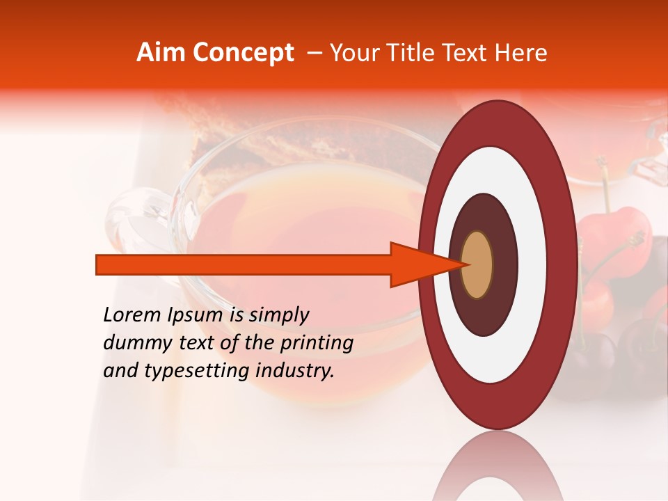 Fruit Refreshment Strip PowerPoint Template