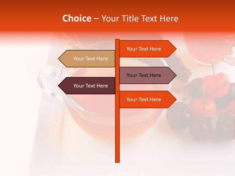 Fruit Refreshment Strip PowerPoint Template