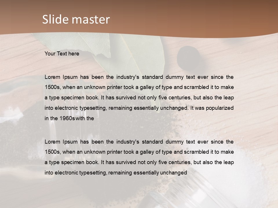 Closeup Fresh Macro PowerPoint Template