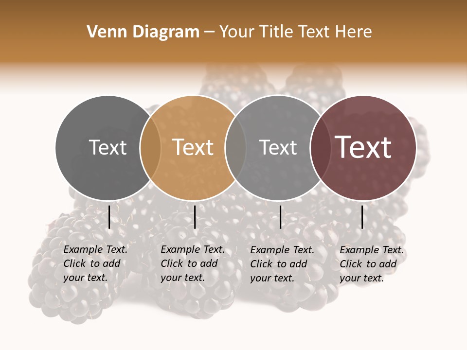 Closeup Dessert Isolated PowerPoint Template