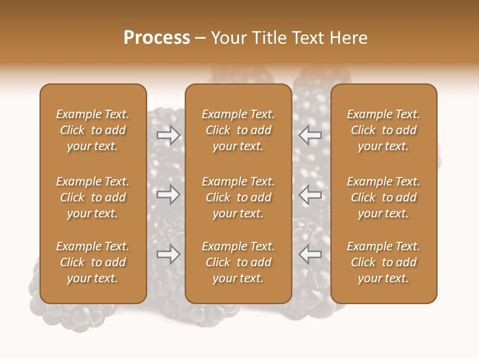 Closeup Dessert Isolated PowerPoint Template