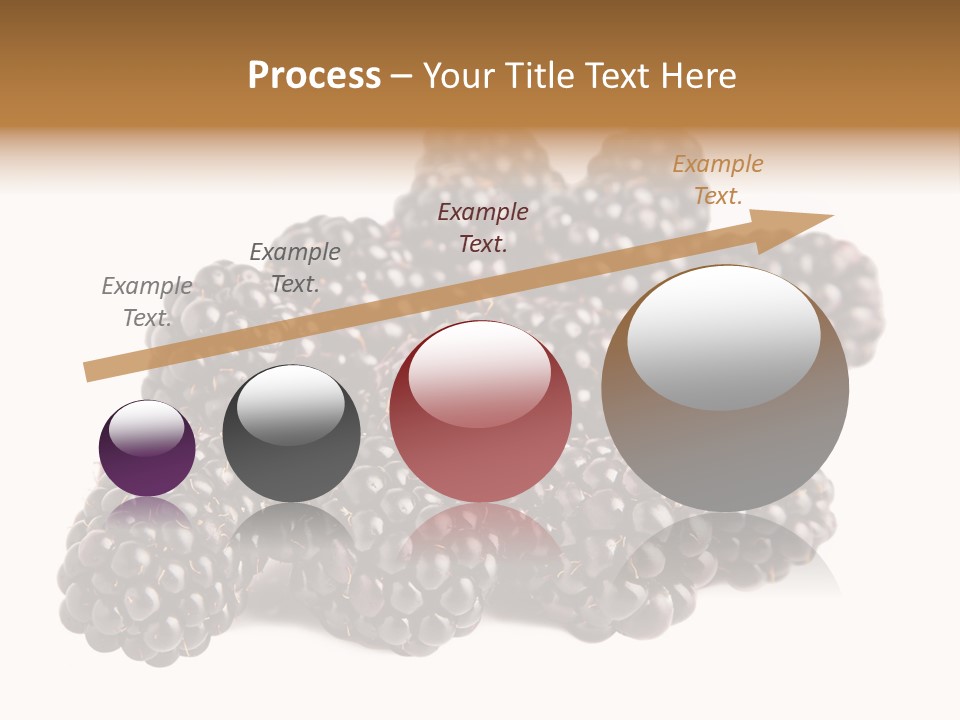 Closeup Dessert Isolated PowerPoint Template