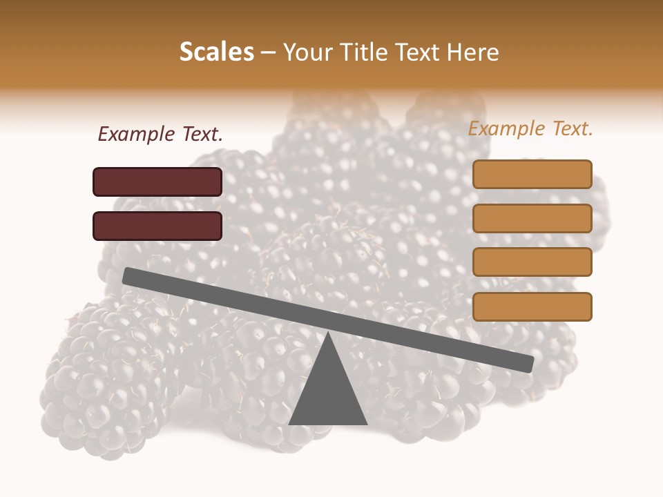 Closeup Dessert Isolated PowerPoint Template