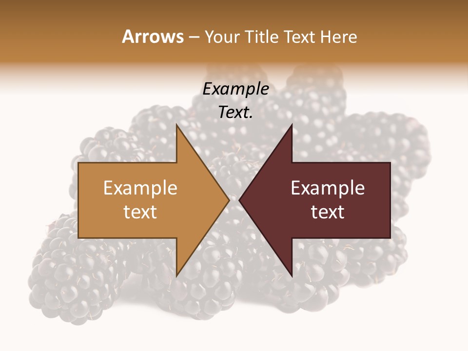 Closeup Dessert Isolated PowerPoint Template