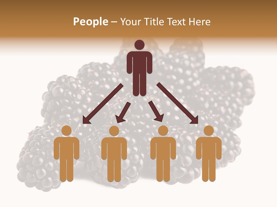 Closeup Dessert Isolated PowerPoint Template