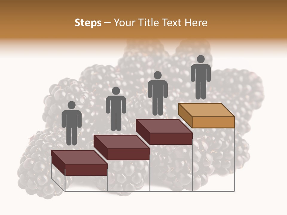 Closeup Dessert Isolated PowerPoint Template