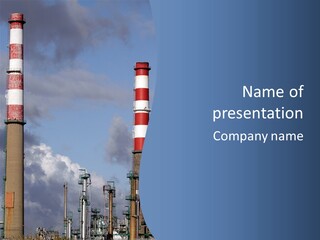 Hazard Company Electricity PowerPoint Template
