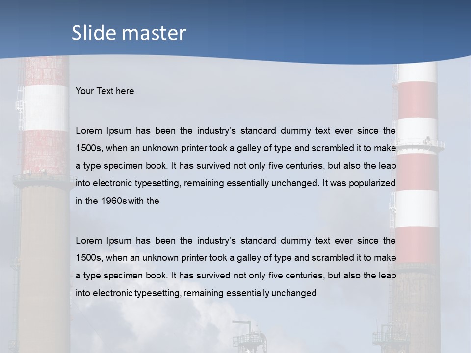 Hazard Company Electricity PowerPoint Template