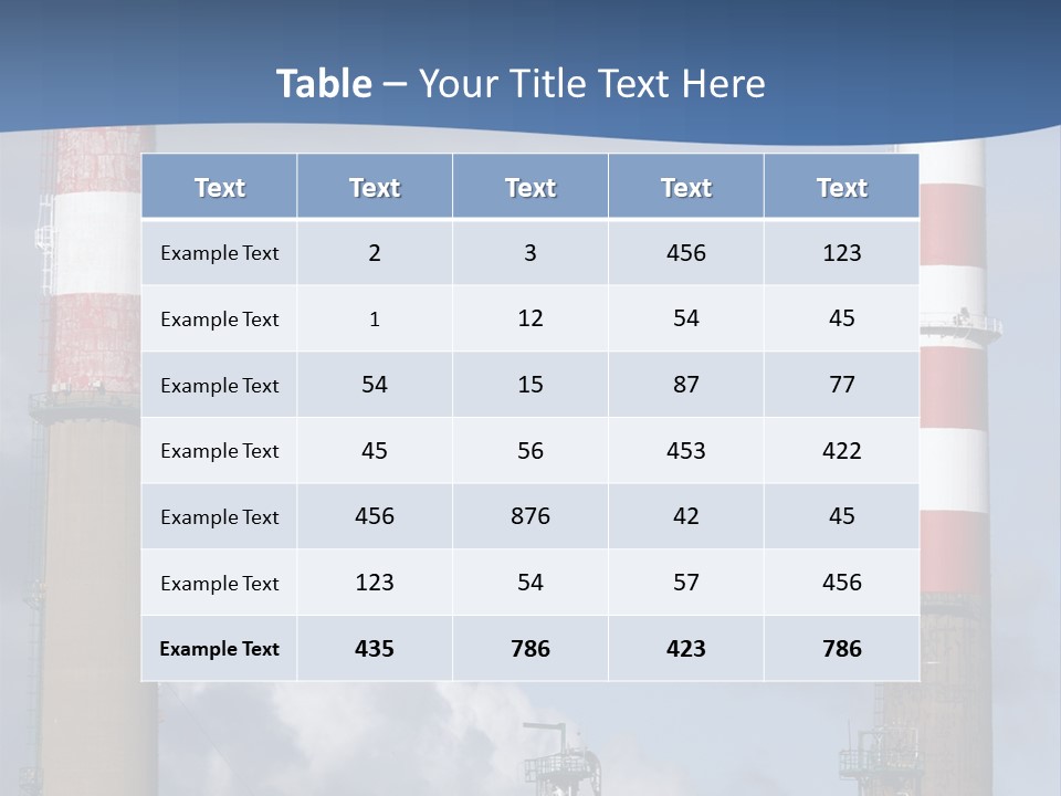 Hazard Company Electricity PowerPoint Template