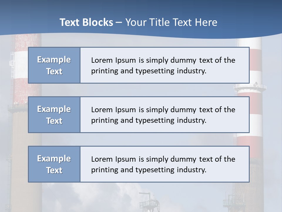 Hazard Company Electricity PowerPoint Template