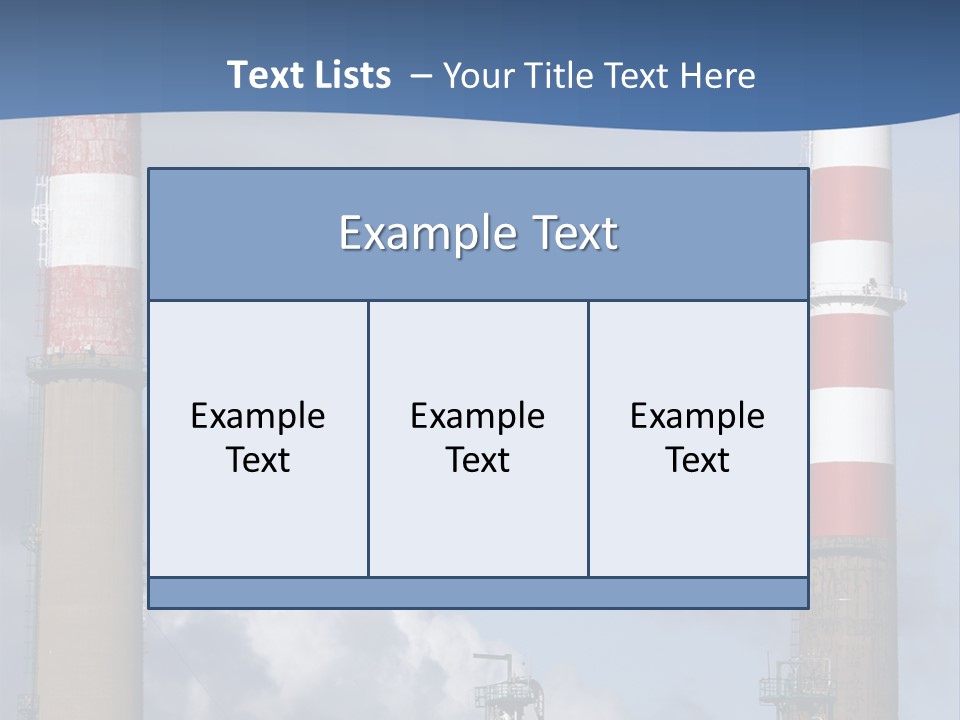 Hazard Company Electricity PowerPoint Template