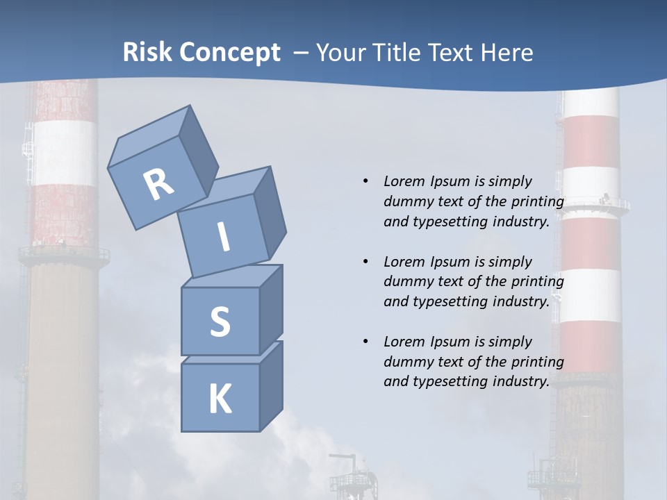 Hazard Company Electricity PowerPoint Template