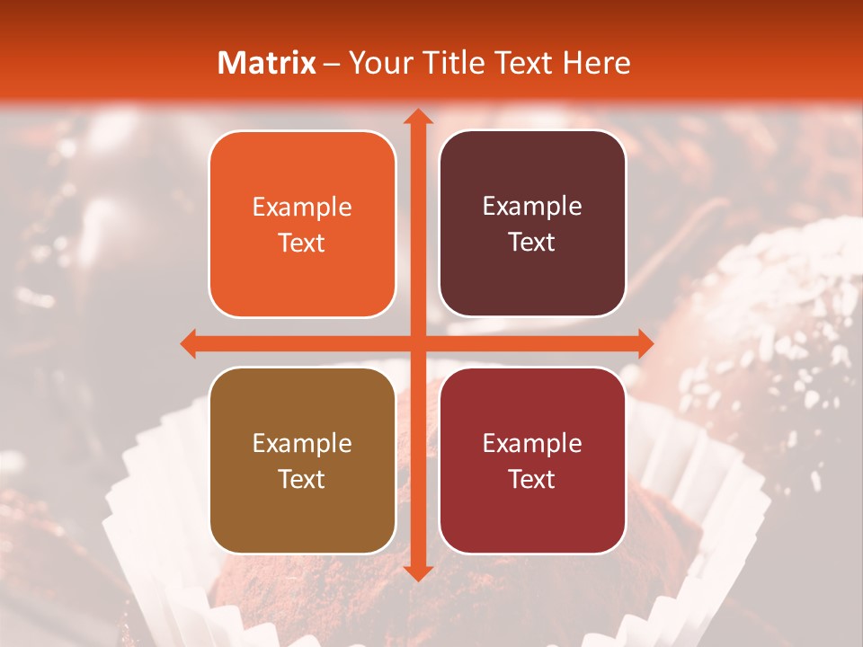 Holiday Texture Dark PowerPoint Template