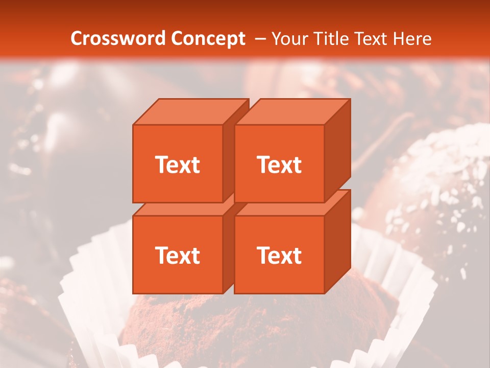 Holiday Texture Dark PowerPoint Template