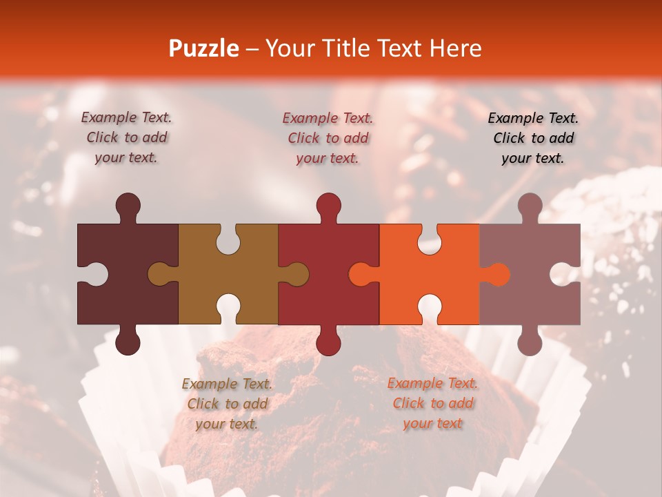 Holiday Texture Dark PowerPoint Template