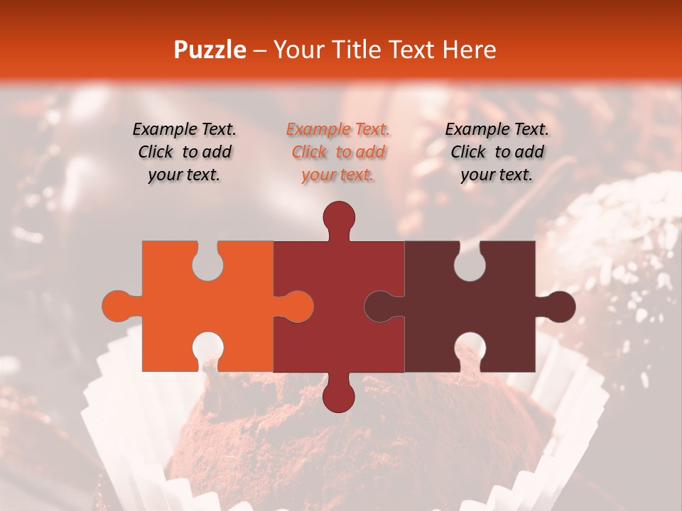 Holiday Texture Dark PowerPoint Template