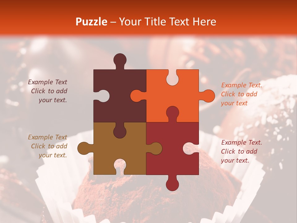 Holiday Texture Dark PowerPoint Template