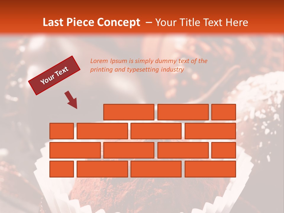 Holiday Texture Dark PowerPoint Template