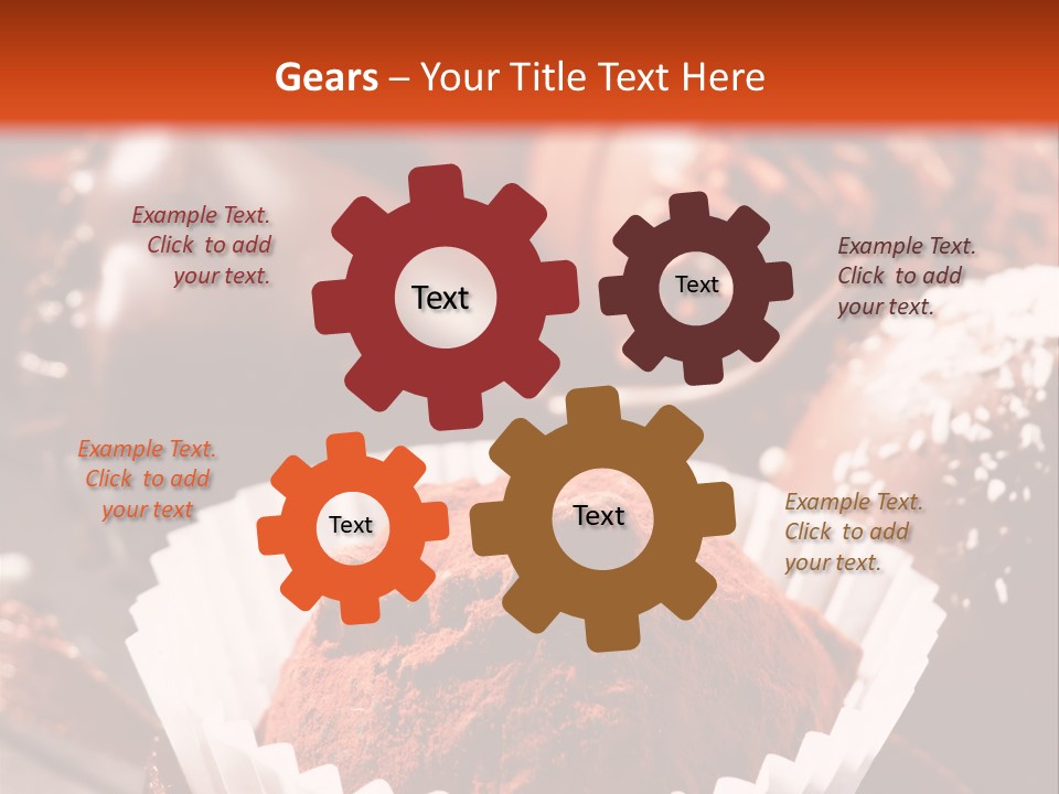 Holiday Texture Dark PowerPoint Template