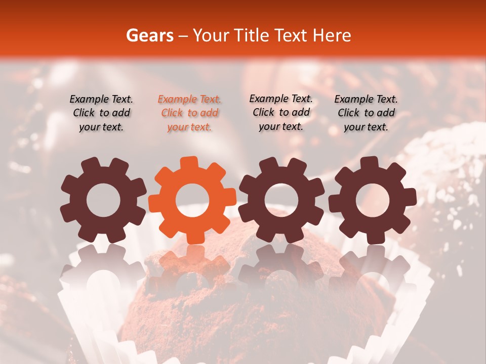 Holiday Texture Dark PowerPoint Template