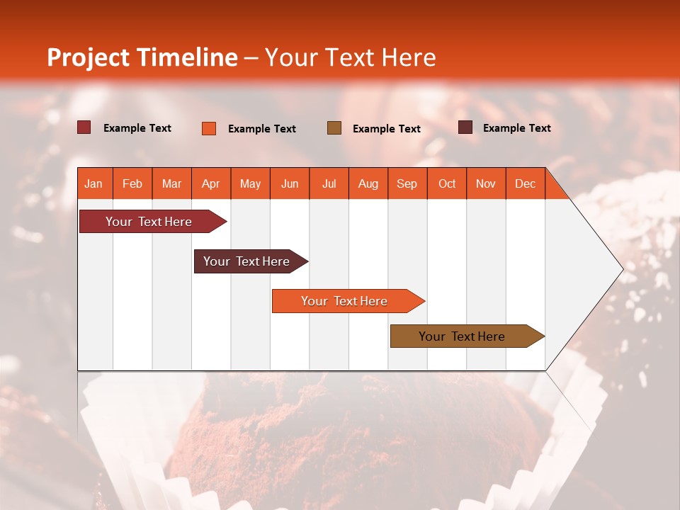 Holiday Texture Dark PowerPoint Template