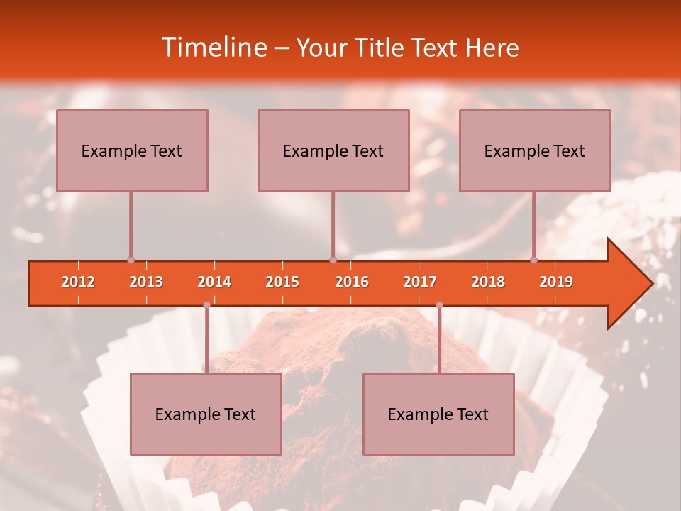 Holiday Texture Dark PowerPoint Template
