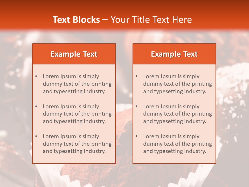 Holiday Texture Dark PowerPoint Template