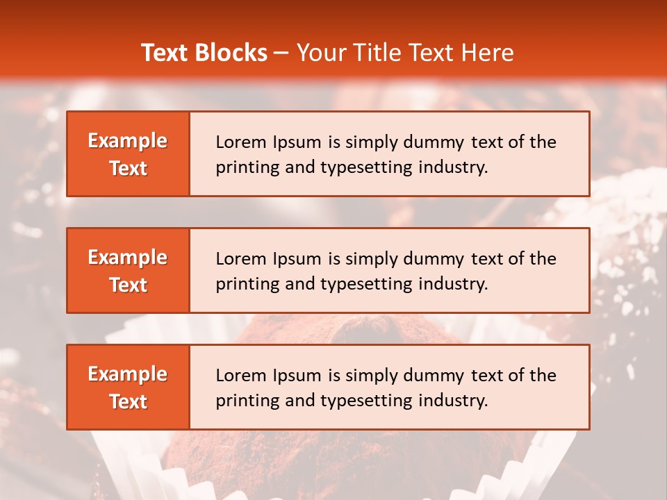 Holiday Texture Dark PowerPoint Template