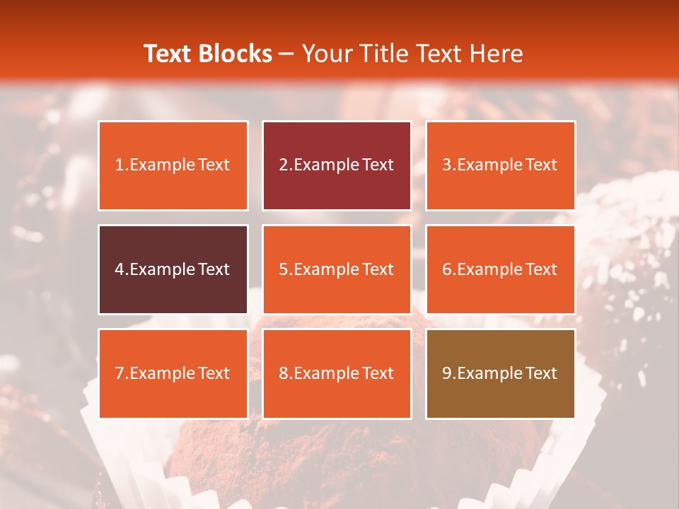 Holiday Texture Dark PowerPoint Template