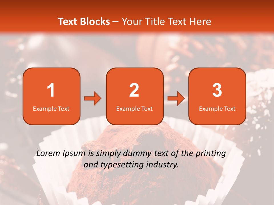 Holiday Texture Dark PowerPoint Template