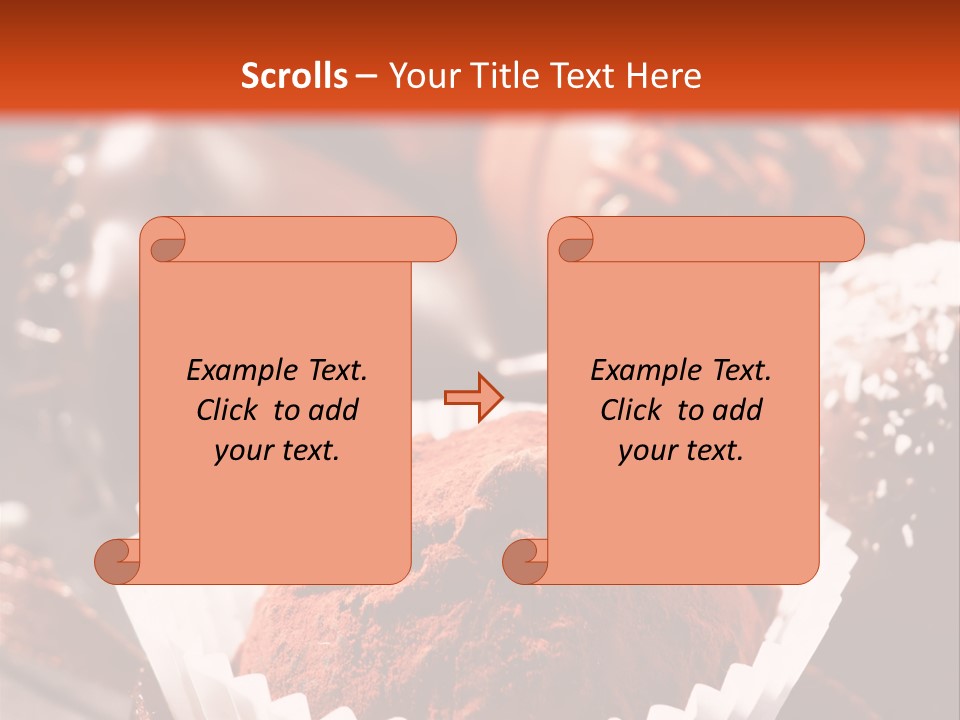 Holiday Texture Dark PowerPoint Template