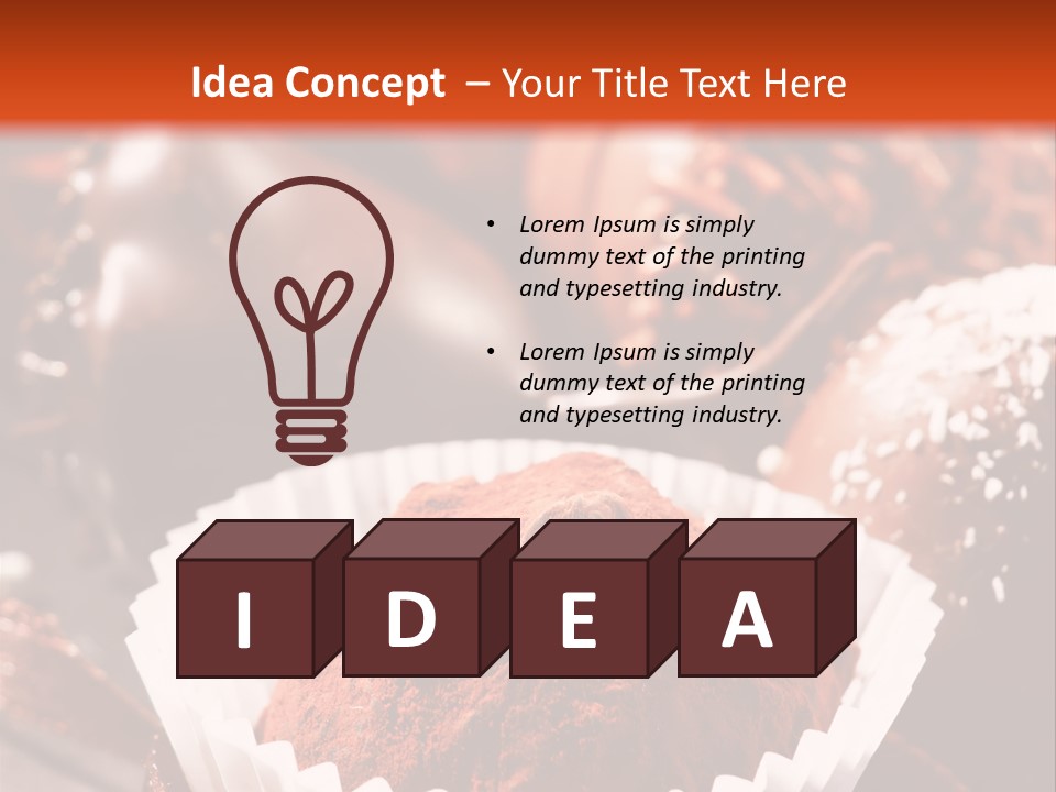 Holiday Texture Dark PowerPoint Template