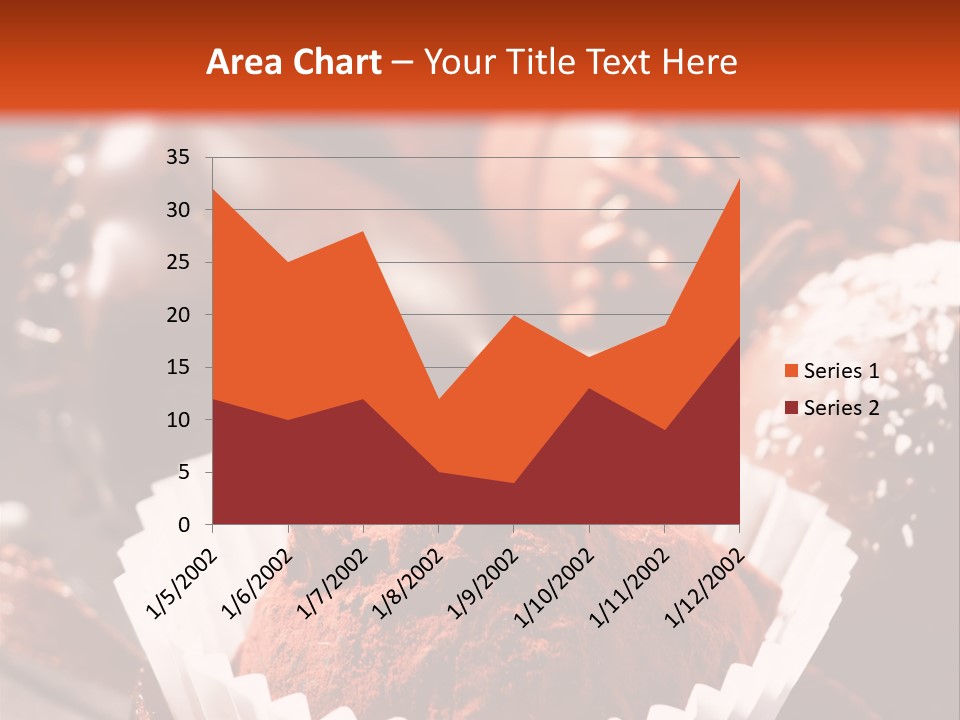 Holiday Texture Dark PowerPoint Template