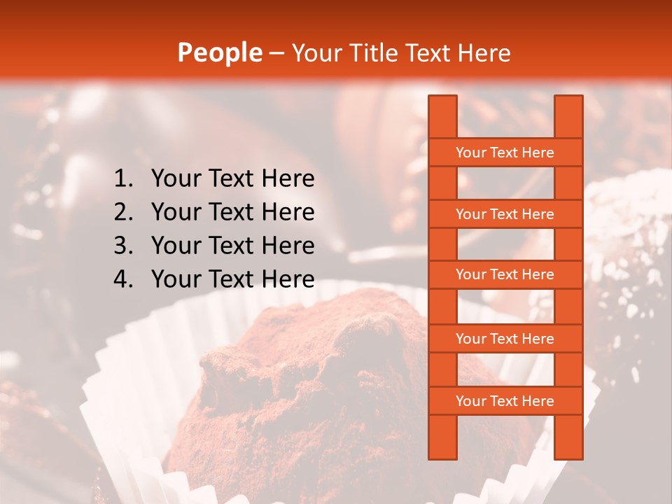 Holiday Texture Dark PowerPoint Template