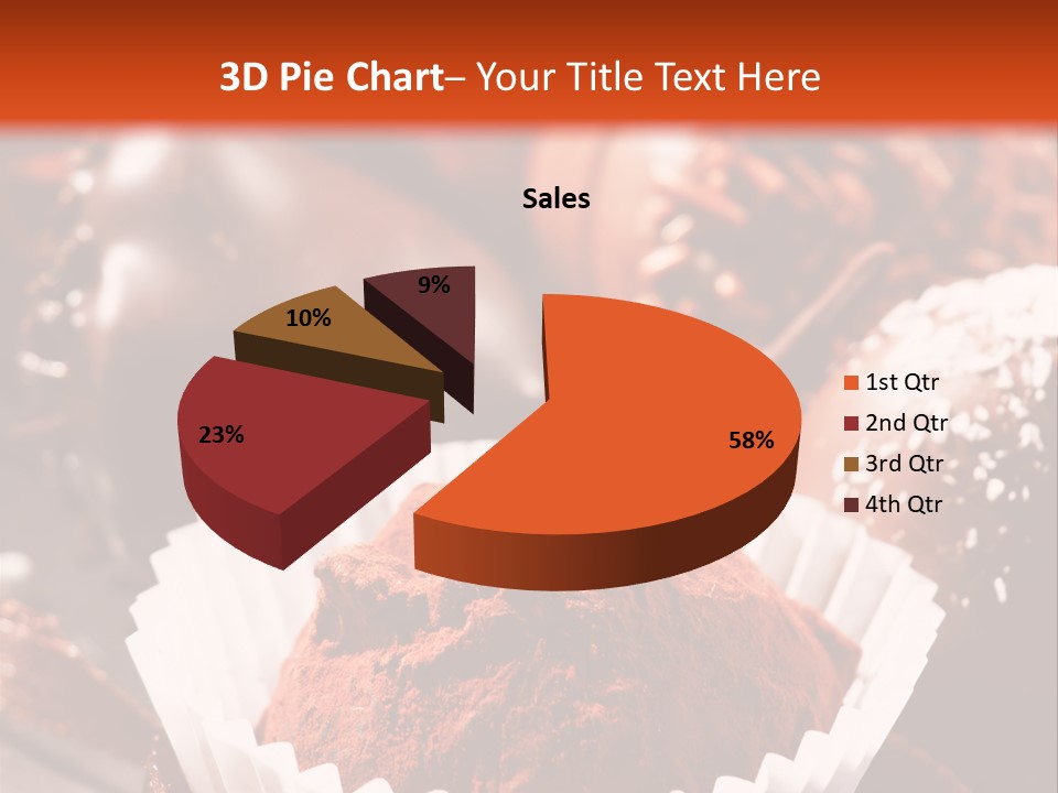 Holiday Texture Dark PowerPoint Template
