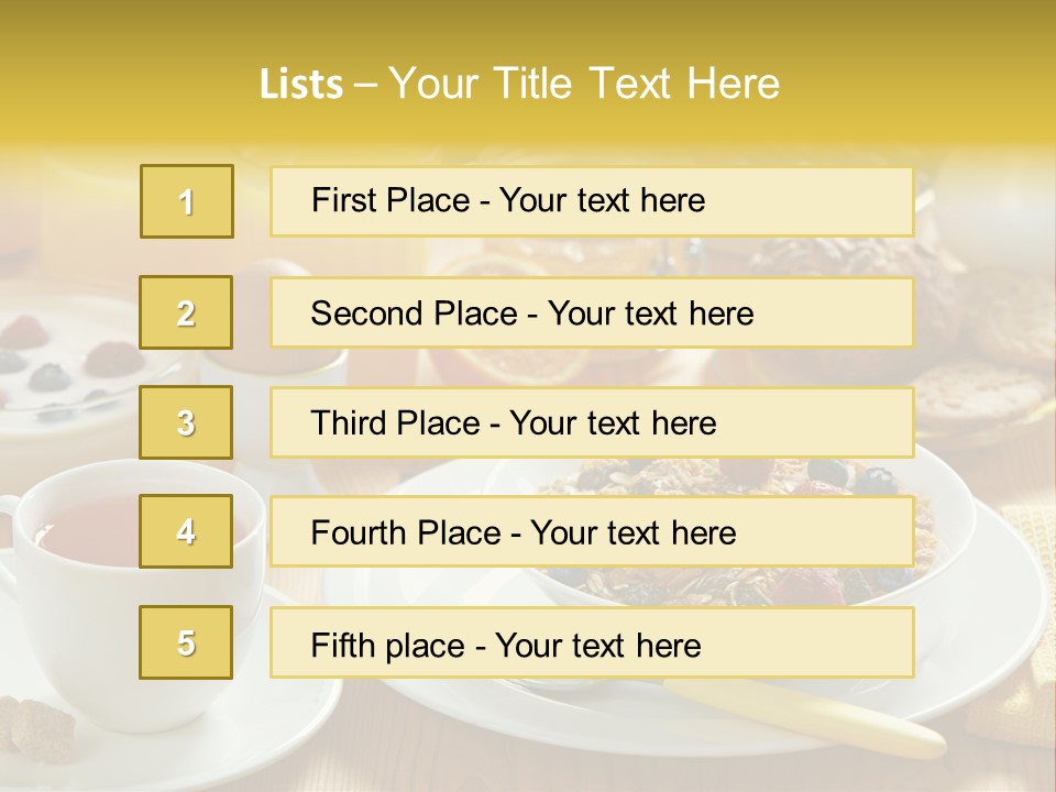 Healthy Breakfast PowerPoint Template