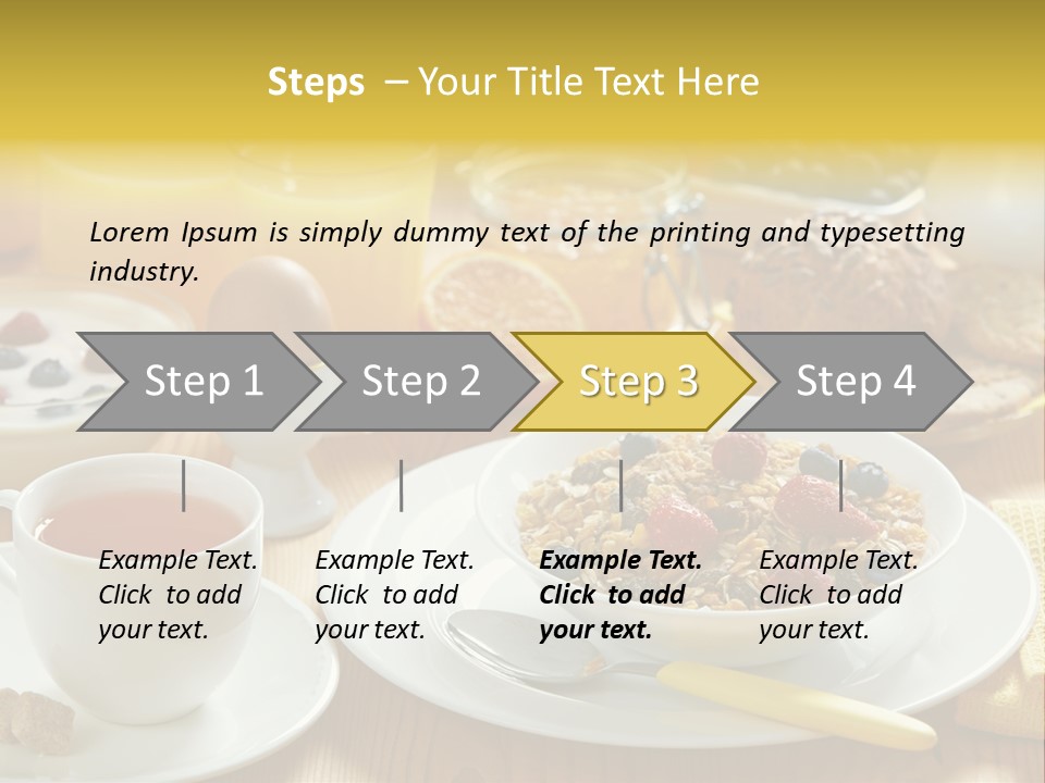 Healthy Breakfast PowerPoint Template