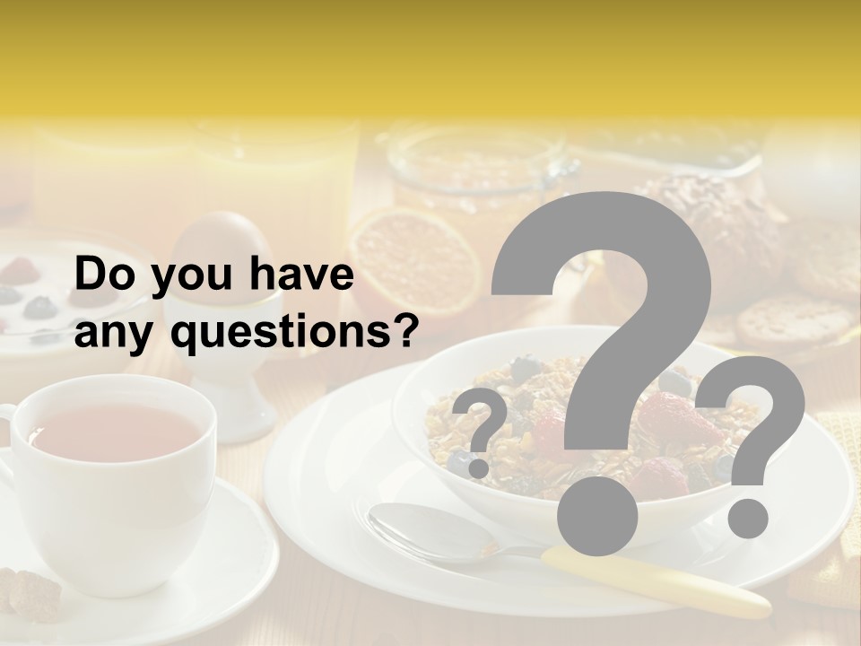 Healthy Breakfast PowerPoint Template