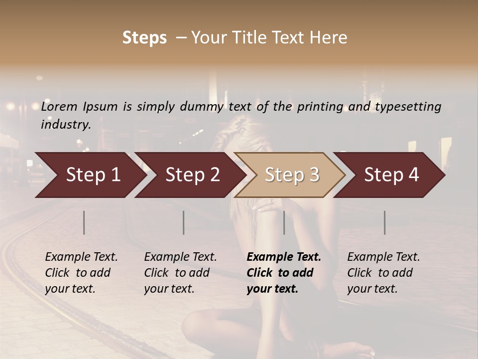 Angelika Jakubowska Nago PowerPoint Template