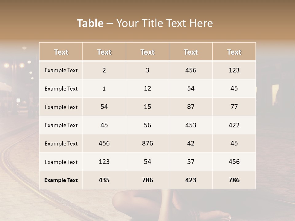 Angelika Jakubowska Nago PowerPoint Template