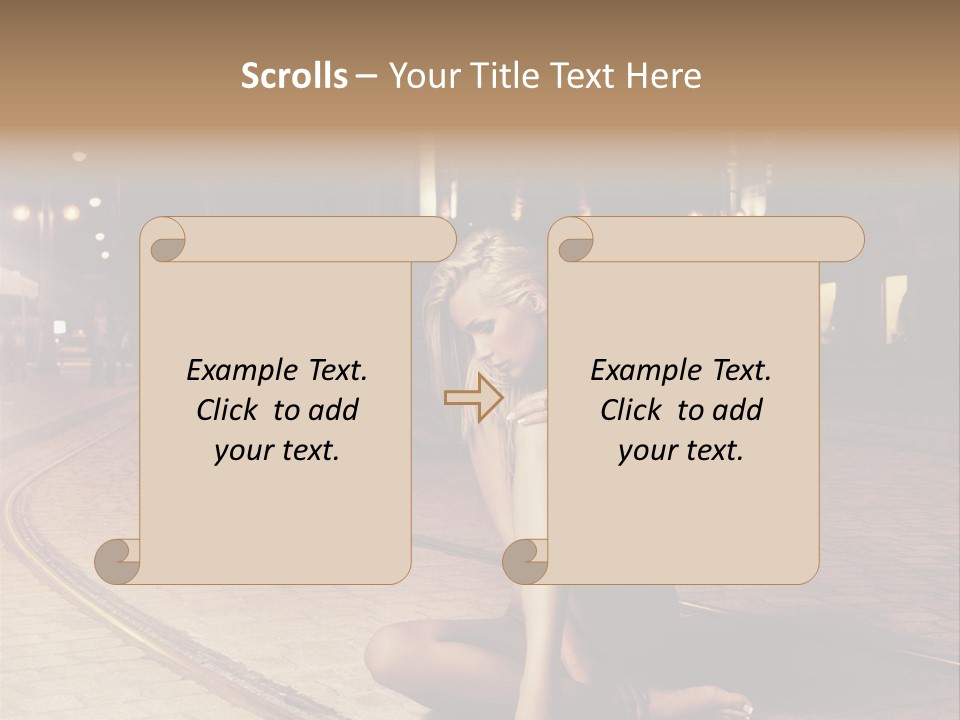 Angelika Jakubowska Nago PowerPoint Template
