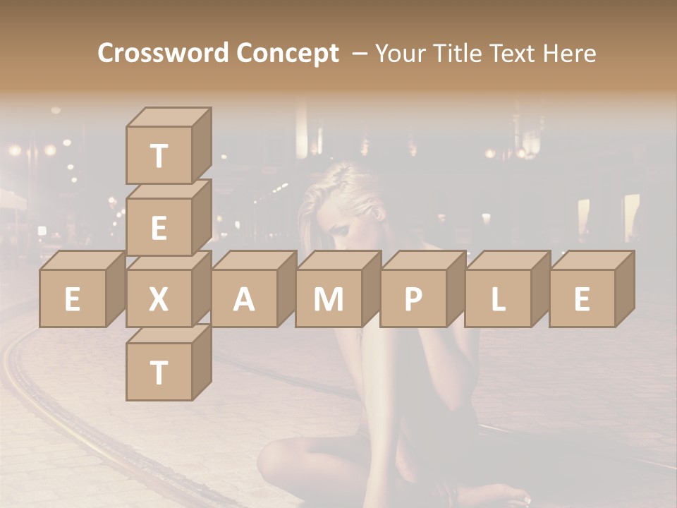 Angelika Jakubowska Nago PowerPoint Template