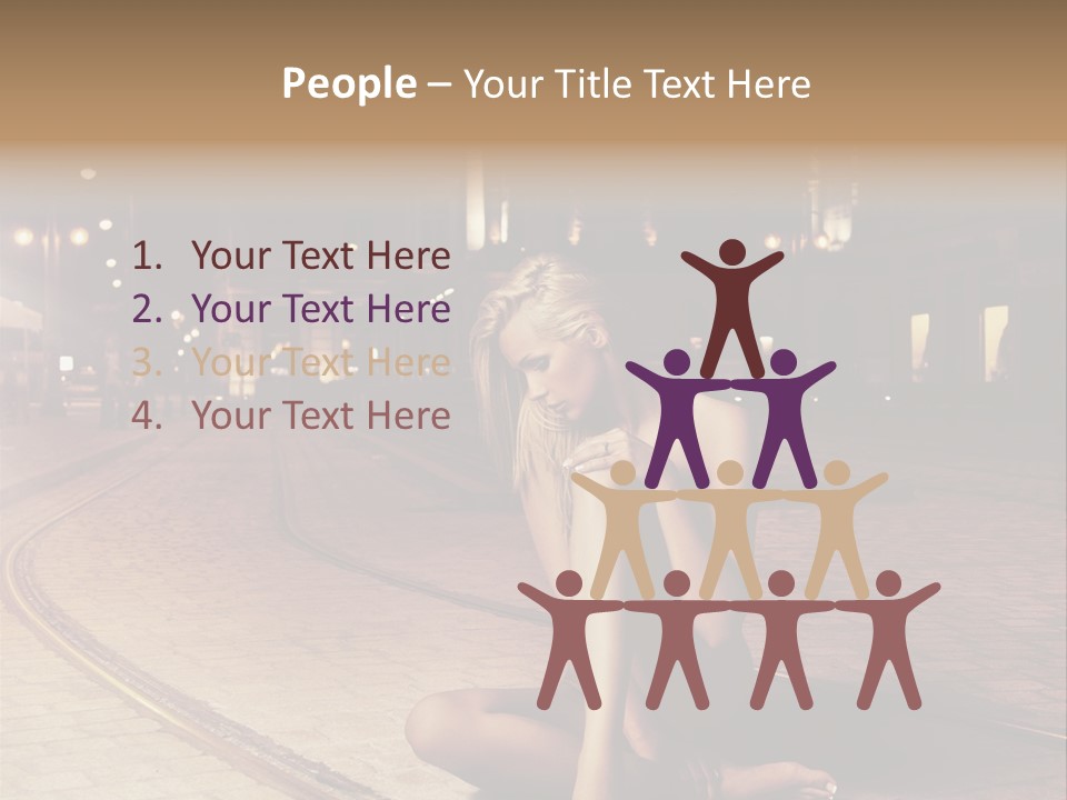 Angelika Jakubowska Nago PowerPoint Template