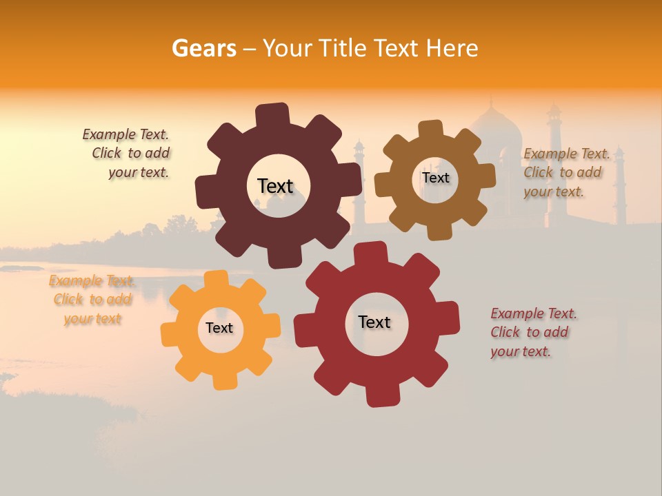 Interior For Living Room PowerPoint Template