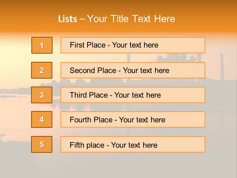 Interior For Living Room PowerPoint Template