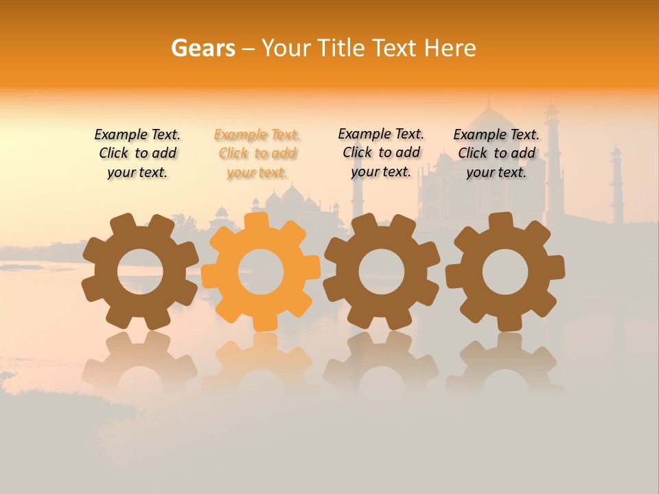 Interior For Living Room PowerPoint Template