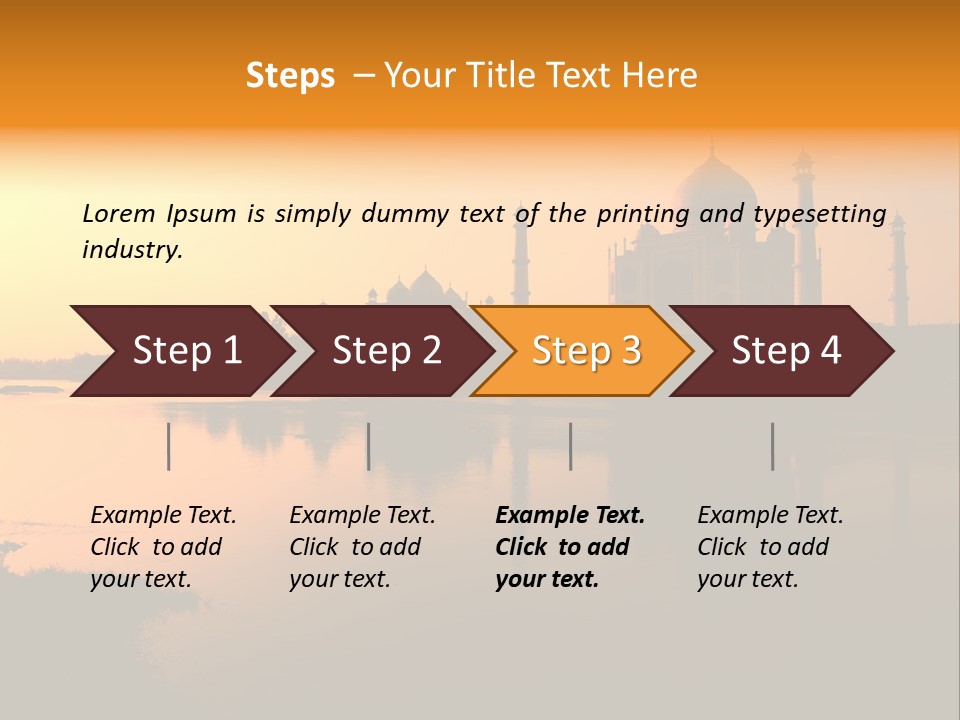 Interior For Living Room PowerPoint Template