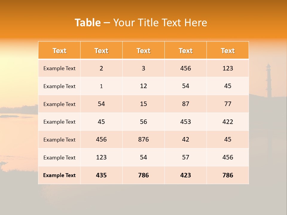 Interior For Living Room PowerPoint Template